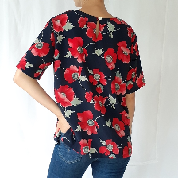 Vintage floral blouse - Picture 3 of 7